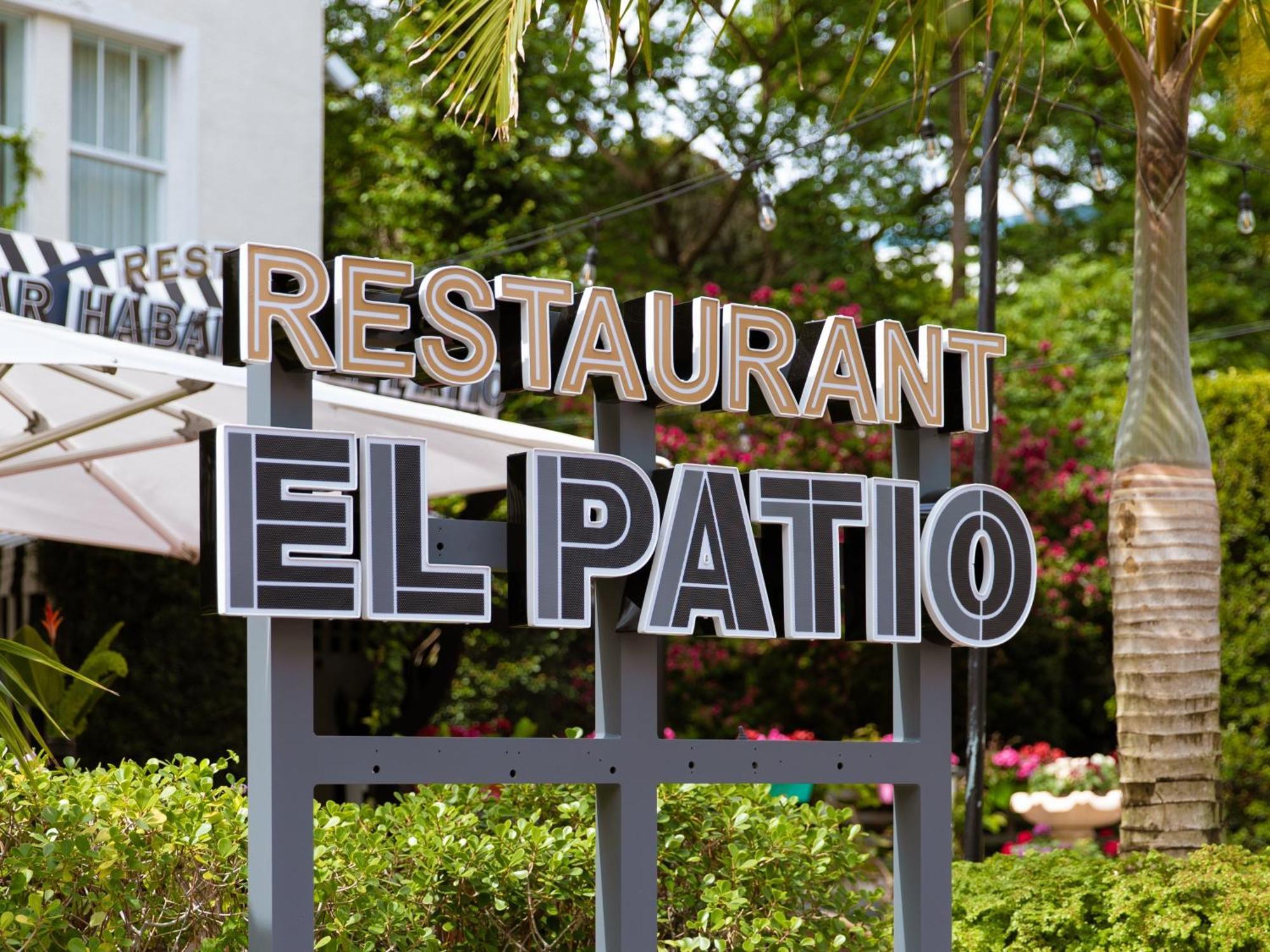 Kimpton Angler'S Hotel South Beach By Ihg Miami Beach Luaran gambar El Patio restaurant sign